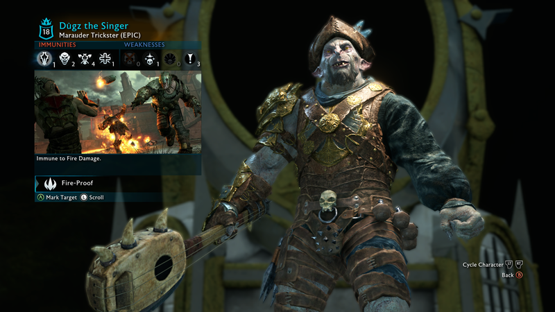 Look at this beautiful idiot. (Screenshot: Middle-Earth: Shadow Of War)